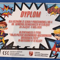 „Ortograficzny sukces"